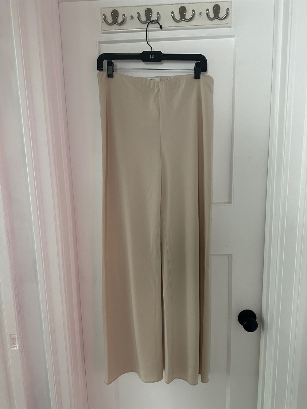 Vince Wide-Leg Pants in Beige
